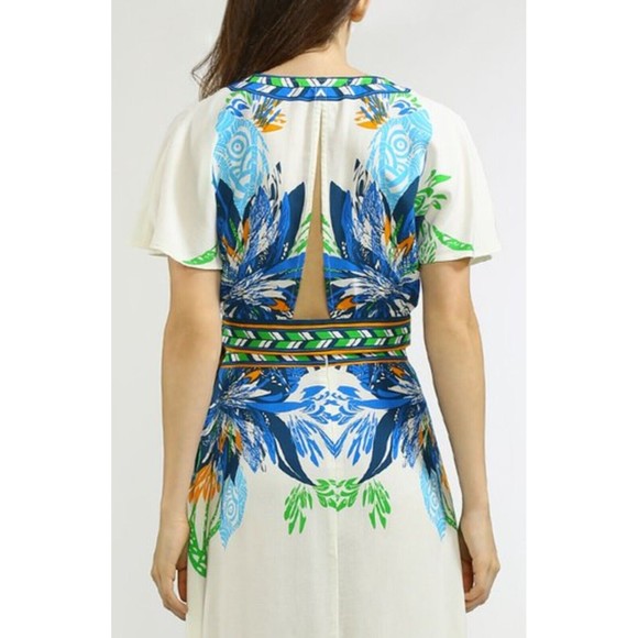 JEALOUS TOMATO Women's XSmall 2-Piece Hawaiian Top and Midi Skirt - Picture 2 of 14